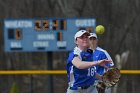 Softball vs Babson  Wheaton College Softball vs Babson College. - Photo by Keith Nordstrom : Wheaton, Softball, Babson, NEWMAC